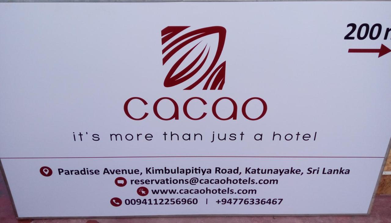 Cacao Hotell Katunayaka Eksteriør bilde